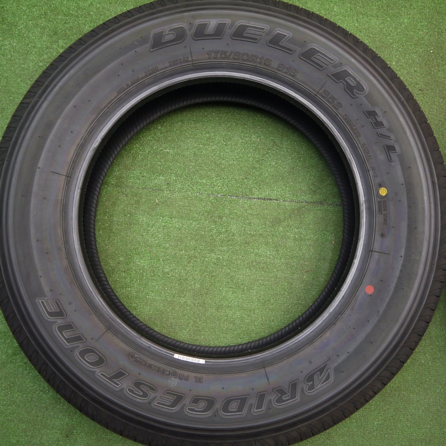 新車外し！25年★ジムニー 等 175/80R16 ブリヂストン デューラー H/L 852 DUELER 16インチ★5121604Hノタ