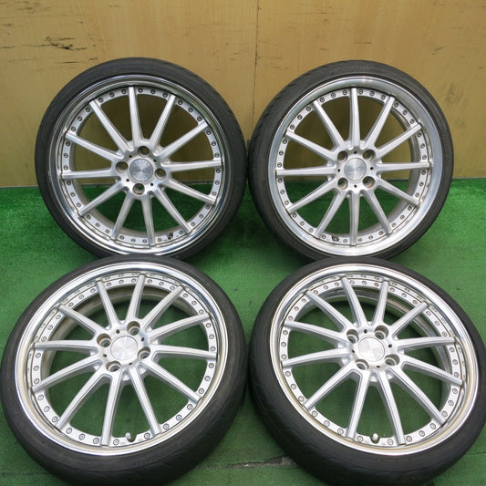 バリ溝！21年！9.5分★WORK RIZALTADO 165/40R17 ヨコハマ DNA S.drive ワーク リザルタード 17インチ PCD100/4H★5051612AKノ