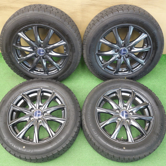 バリ溝！23年！キレイ！ほぼ10分◎シエンタ 等 185/60R15 スタッドレス グッドイヤー アイスナビ7 D.O.S. DOS 15インチ PCD100/5H◎6060103KTス