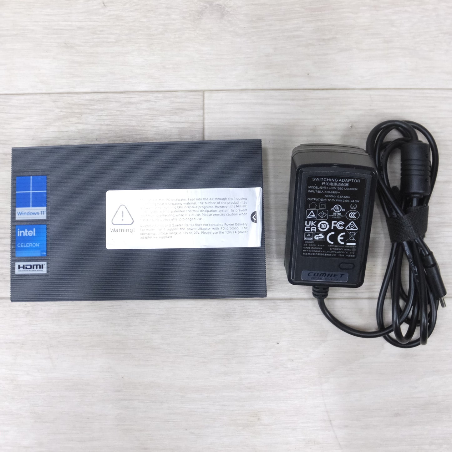 [送料無料] ◆MeLE ファンレス ミニ PC Quieter 3Q 81E N5105 Intel RAM 8GB HDD 128GB Win11 Pro 64bit 電源アダプター 付き (4)◆