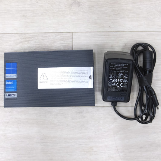 [送料無料] ◆MeLE ファンレス ミニ PC Quieter 3Q 81E N5105 Intel RAM 8GB HDD 128GB Win11 Pro 64bit 電源アダプター 付き (4)◆