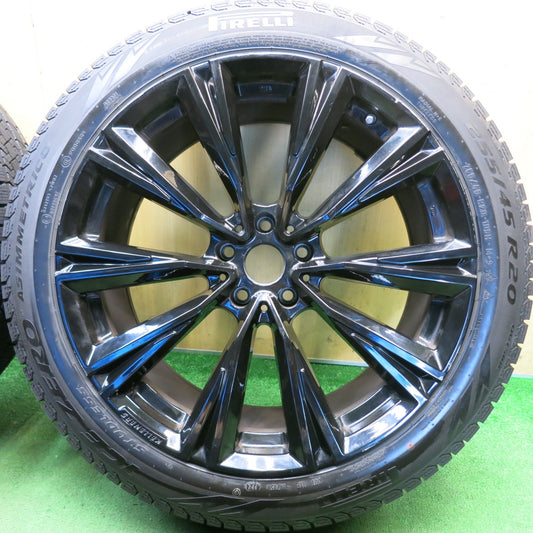 バリ溝!24年!9.5分◎BMW 等 KELLENERS 255/45R20 スタッドレス ピレリ アイスゼロ アシンメトリコ ケレナーズ 20インチ PCD112/5H◎6090307HAス
