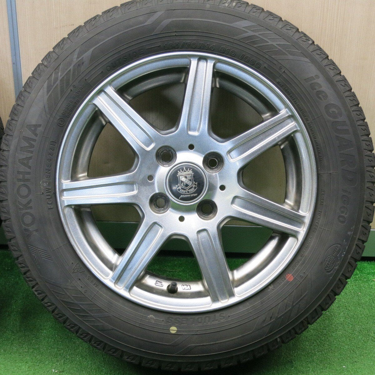キレイ！21年★スタッドレス 165/70R14 ヨコハマ アイスガード iG60 MANARAY SPORT マナレイスポーツ PCD100/4H★4120706NJス