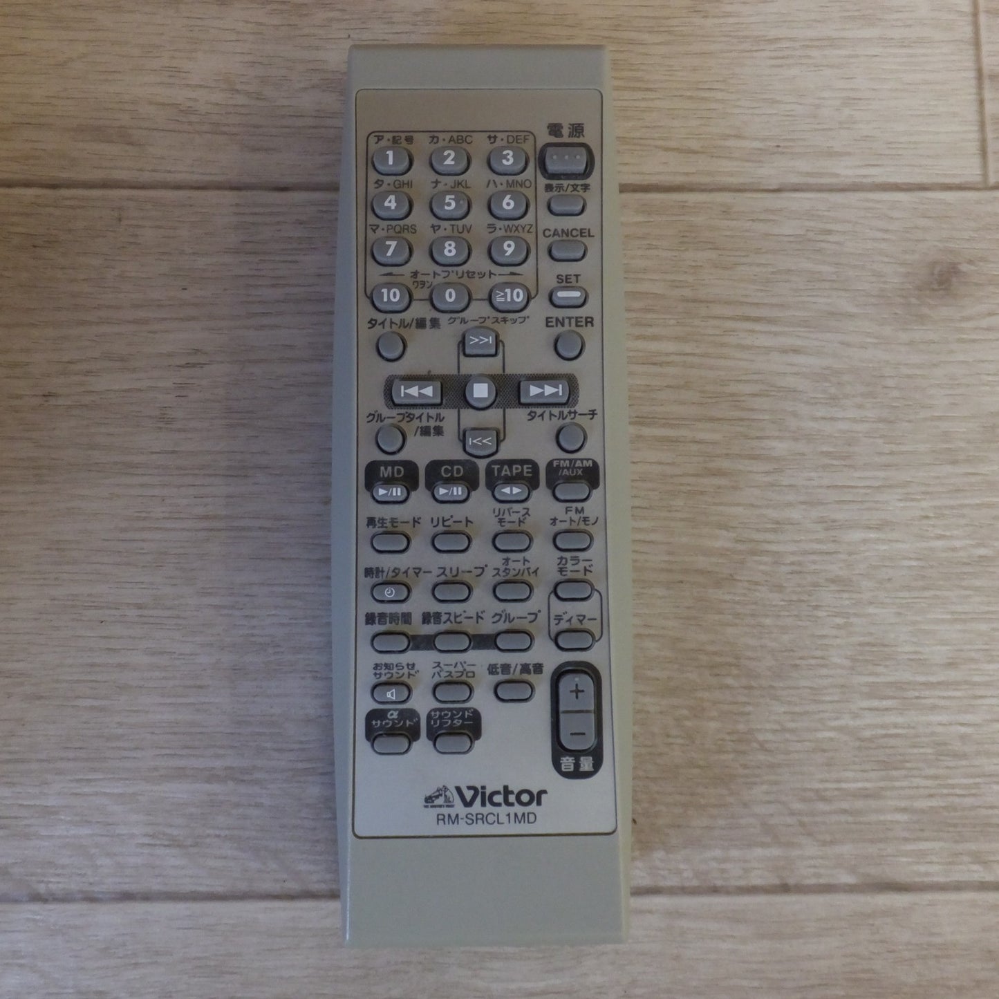 [送料無料] キレイ★日本ビクター Victor 2007年製 CD-MDポータブルシステム  RC-L1MD-P　AC100V 50/60Hz 27W★