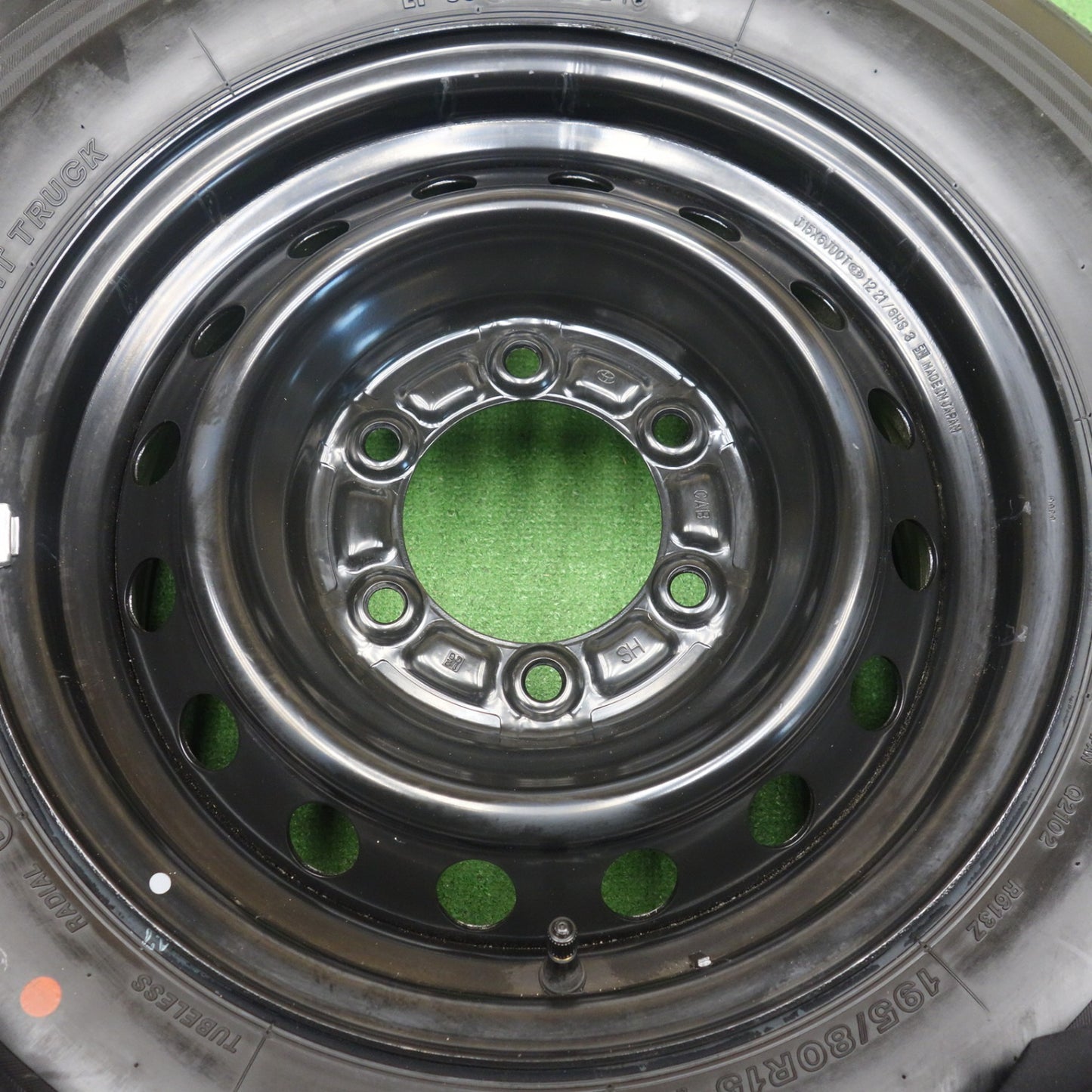 新車外し◎トヨタ 200系 ハイエース 純正 スチール 195/80R15 107/105N ブリヂストン エコピア RD613 15インチ PCD139.7/6H◎6061101KTノ
