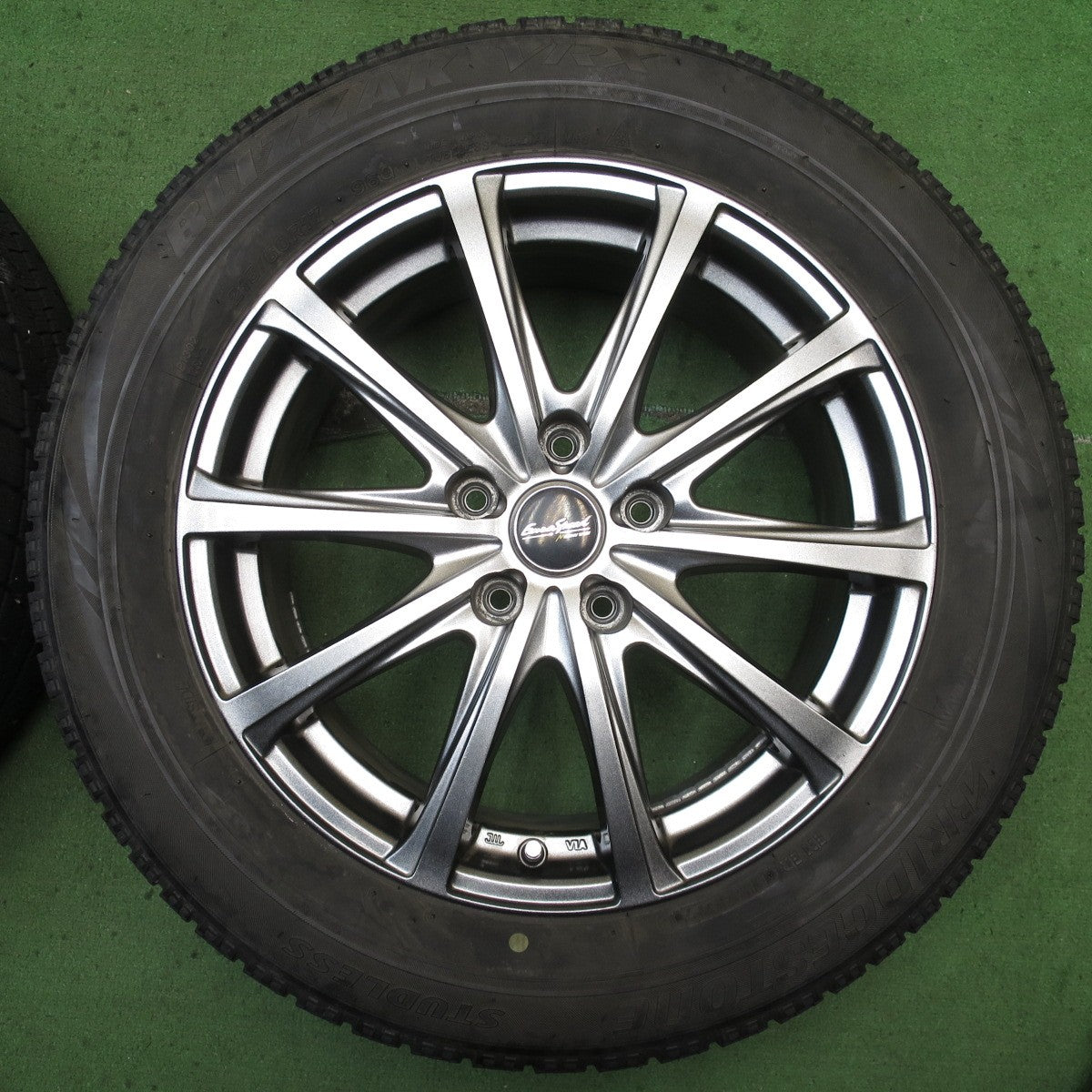 キレイ★スタッドレス 215/60R17 ブリヂストン ブリザック VRX EuroSpeed MANARAY SPORT 17インチ ユーロスピード PCD114.3/5H★5081101NJス
