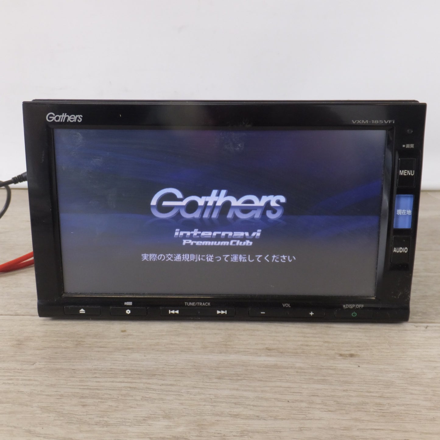 [送料無料] 現状品★パナソニック製 ホンダ 純正 スタンダードインターナビ Gathers VXM-185VFi 08A40-5X0-420　セキュリティロック品(19)★