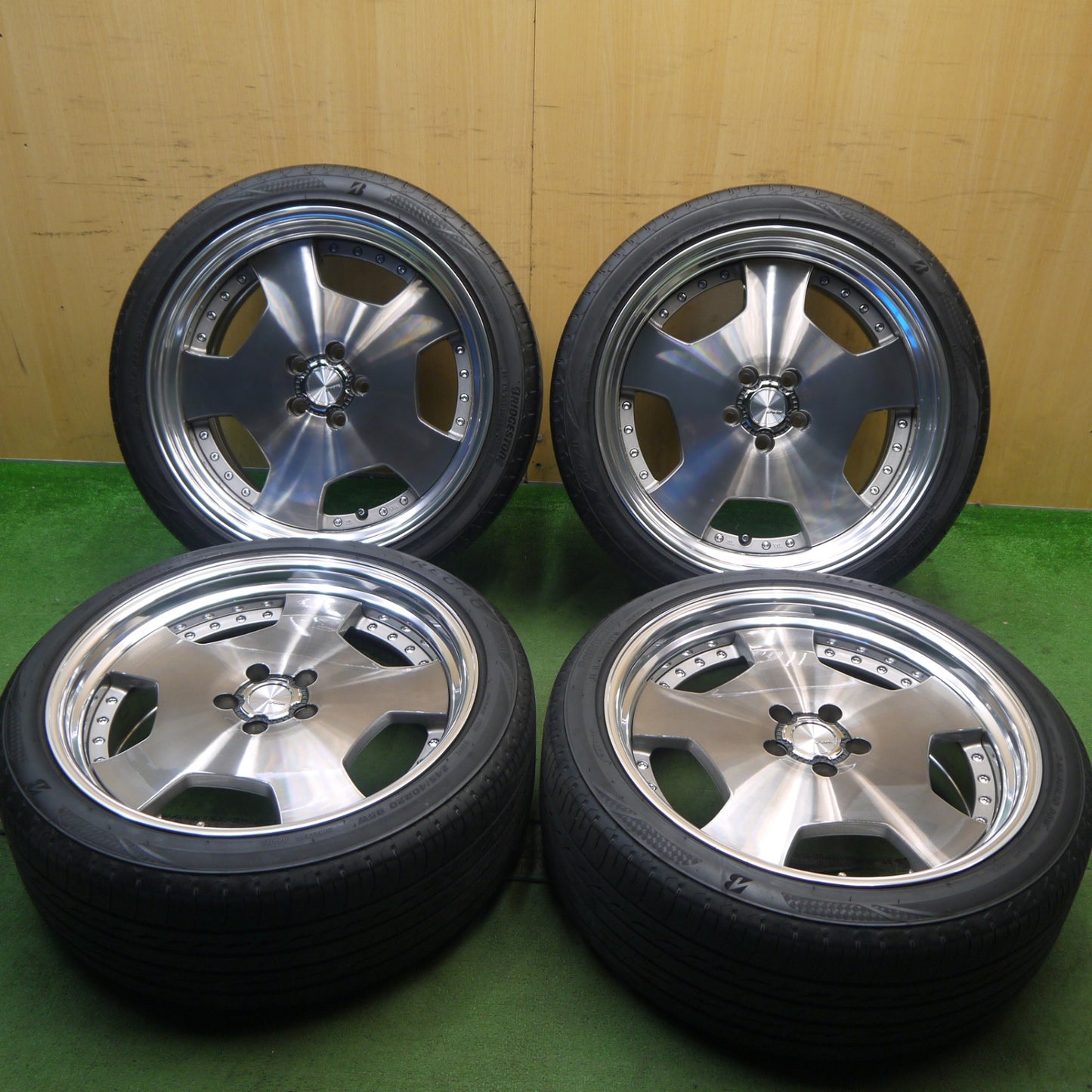 キレイ！21年★WORK LD1-SR 245/40R20 275/35R20 ブリヂストン レグノ GR-X2 ワーク 20インチ PCD114.3/5H★5100705Hノ