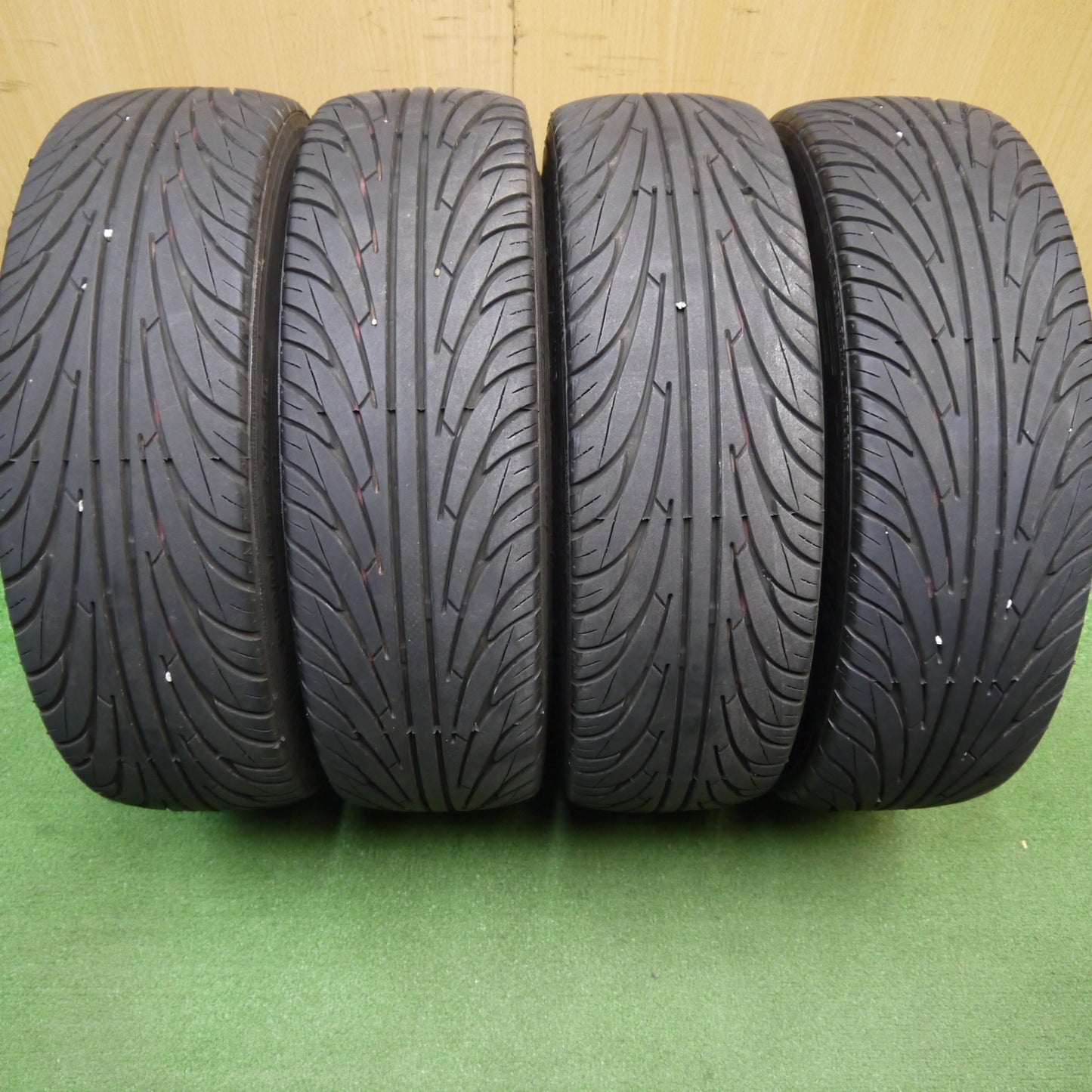 バリ溝！23年！キレイ！9分★WORK Equip EQ3N/N 165/50R15 ナンカン ウルトラ スポーツ NS-2 ワーク エクイップ 15インチ PCD100/4H★6030306Hノ