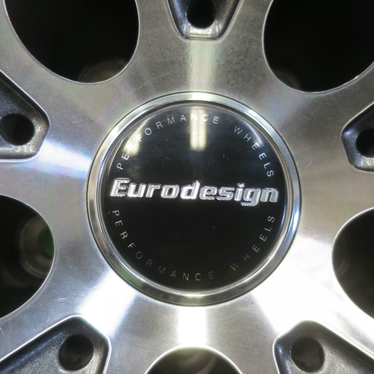 センサー付！バリ溝！23年！キレイ！9分★レクサス IS NX 等 Eurodesign CALWER 235/60R18 スタッドレス ヨコハマ アイスガード G075 ユーロデザイン カルヴァー 18インチ PCD114.3/5H★6040604イス