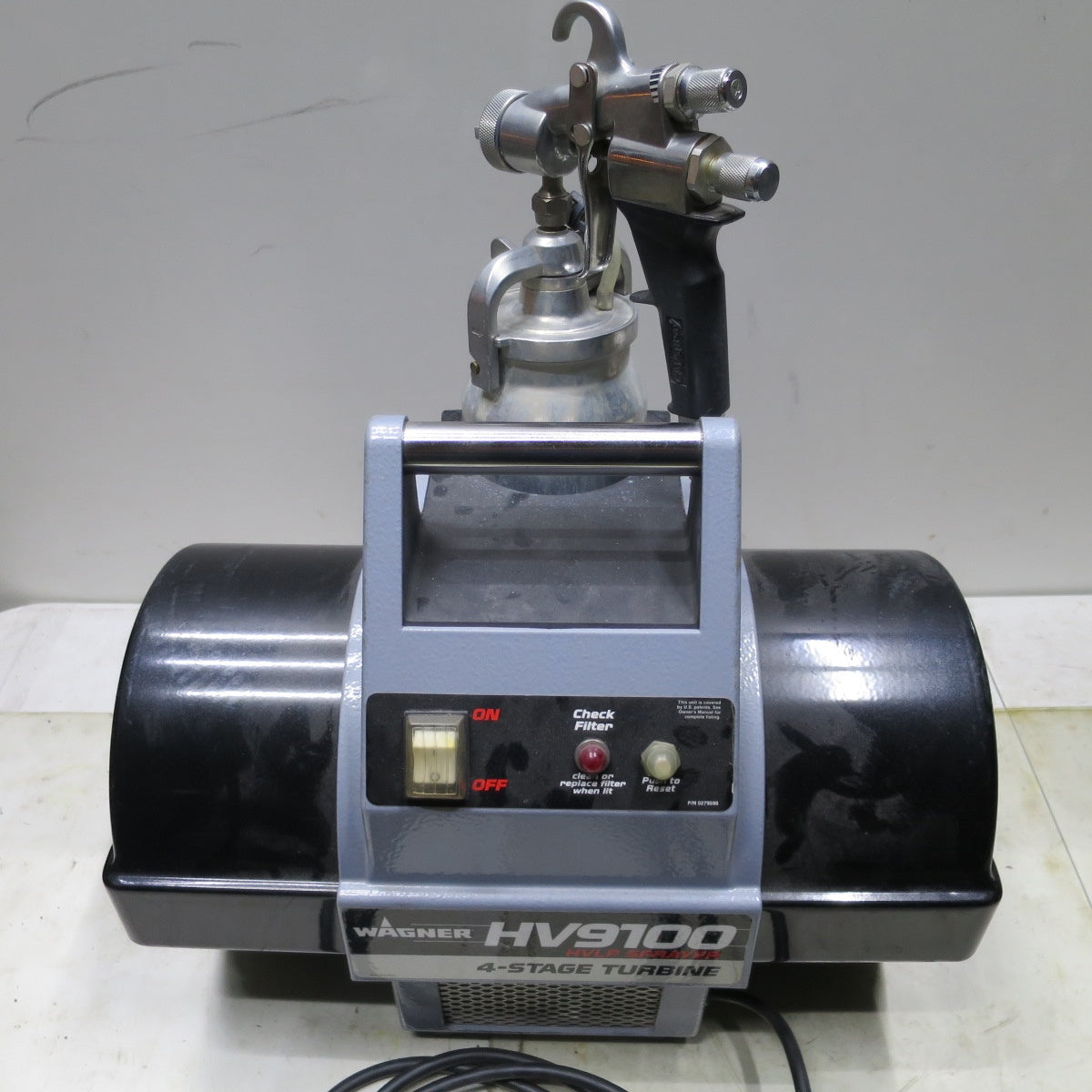 [送料無料] ホース付き◆WAGNER ワグナー 温風 低圧 塗装機 HV9100 タービン ユニット キャップ スプレー ガン◆