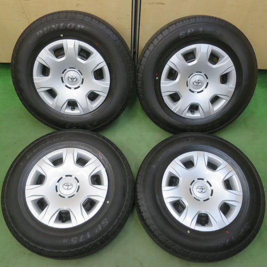 新車外し！25年◎トヨタ 200系 ハイエース 純正 スチール 195/80R15 107/105S ダンロップ SP175N 15インチ PCD139.7/6H◎6062606イノ