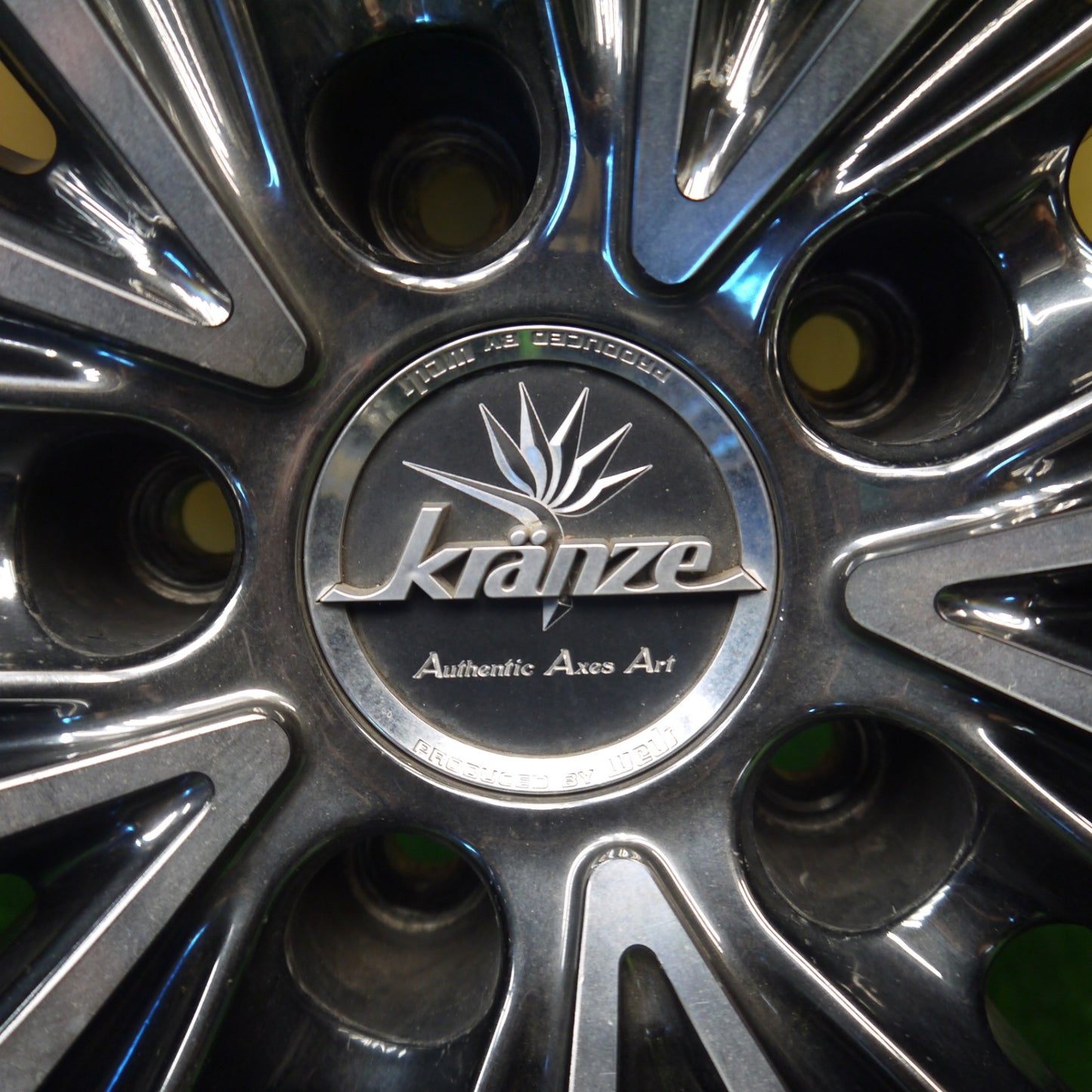 4本価格★Kranze Felsen 358EVO weds 21インチ ホイール 21×8.5J クレンツェ フェルゼン 358 エボ PCD114.3/5H 現状品★5100805Hホ