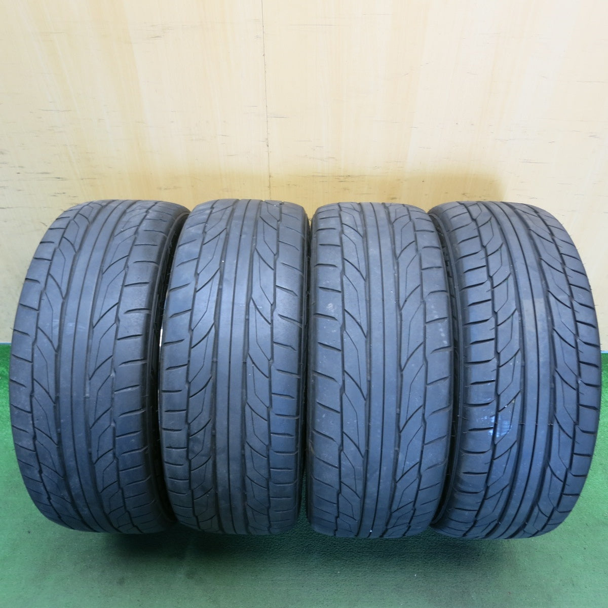 バリ溝！24年！9.5分◎RAYS HOMURA 2X10BD 245/40R20 ニットー NT555 G2 レイズ ホムラ 2×10BD 20インチ PCD114.3/5H◎6081305HAノ