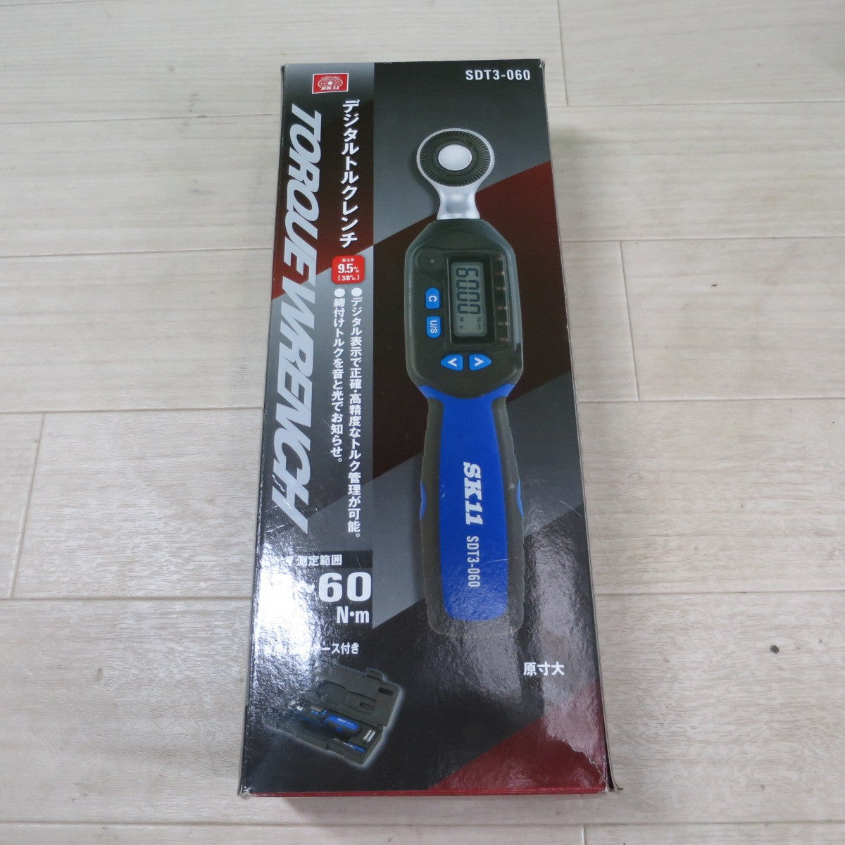 [送料無料] 美品☆SK11 藤原産業 デジタル トルクレンチ SDT3-060 ハンド ツール 工具☆