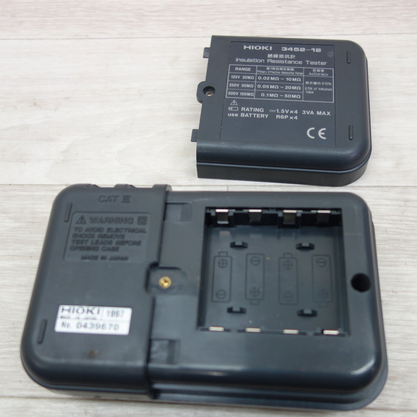 [送料無料] ☆HIOKI 絶縁抵抗計 メグオーム ハイテスター 3452-12 MΩ ハイコーキ 測定器 現状品☆