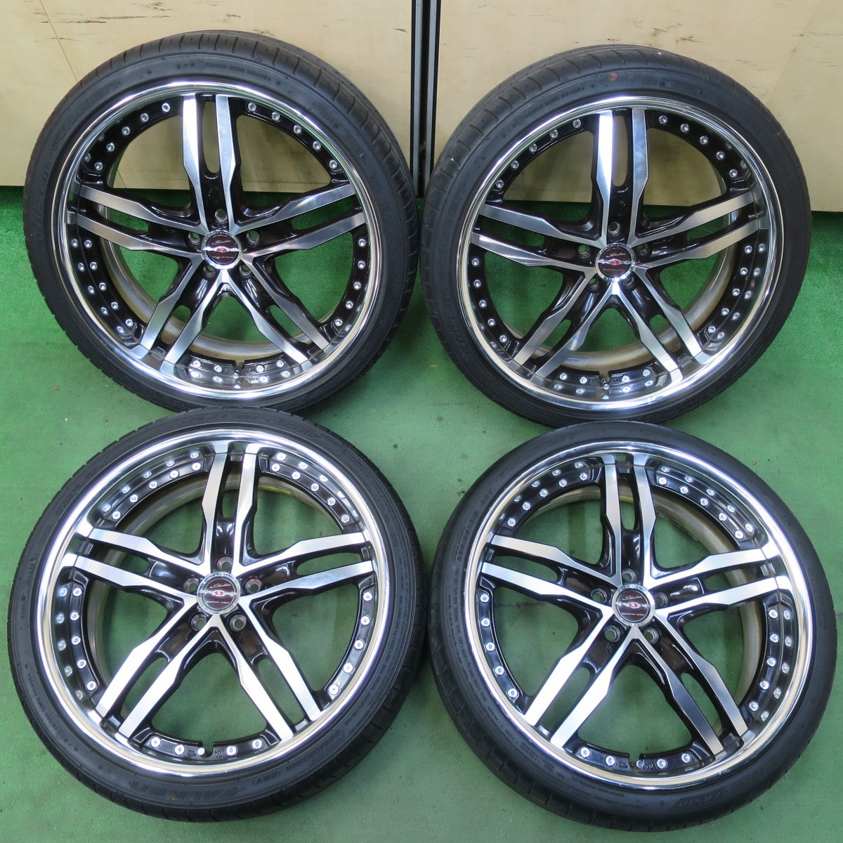 4本価格！22年★86 BRZ 等 Shallen XF-55 225/35R19 ファルケン アゼニス FK510 シャレン 19インチ PCD100/5H★5062404イノ