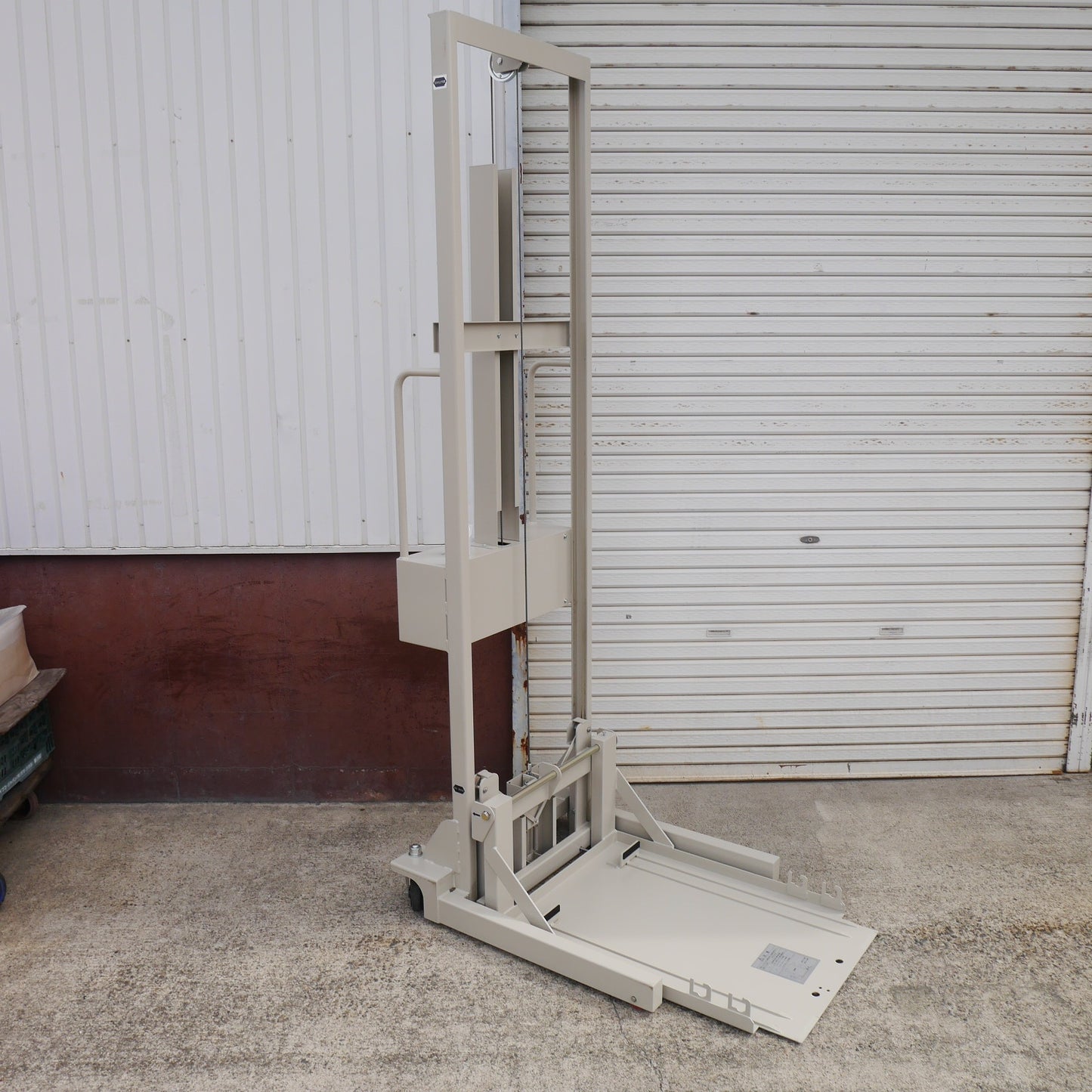 【岐阜発 直接引取限定】美品☆三菱電機 中立電機 リフター F-2C 2300mm 最大積載量 150kg 2019年製 手動 リフト ハンド リフト☆