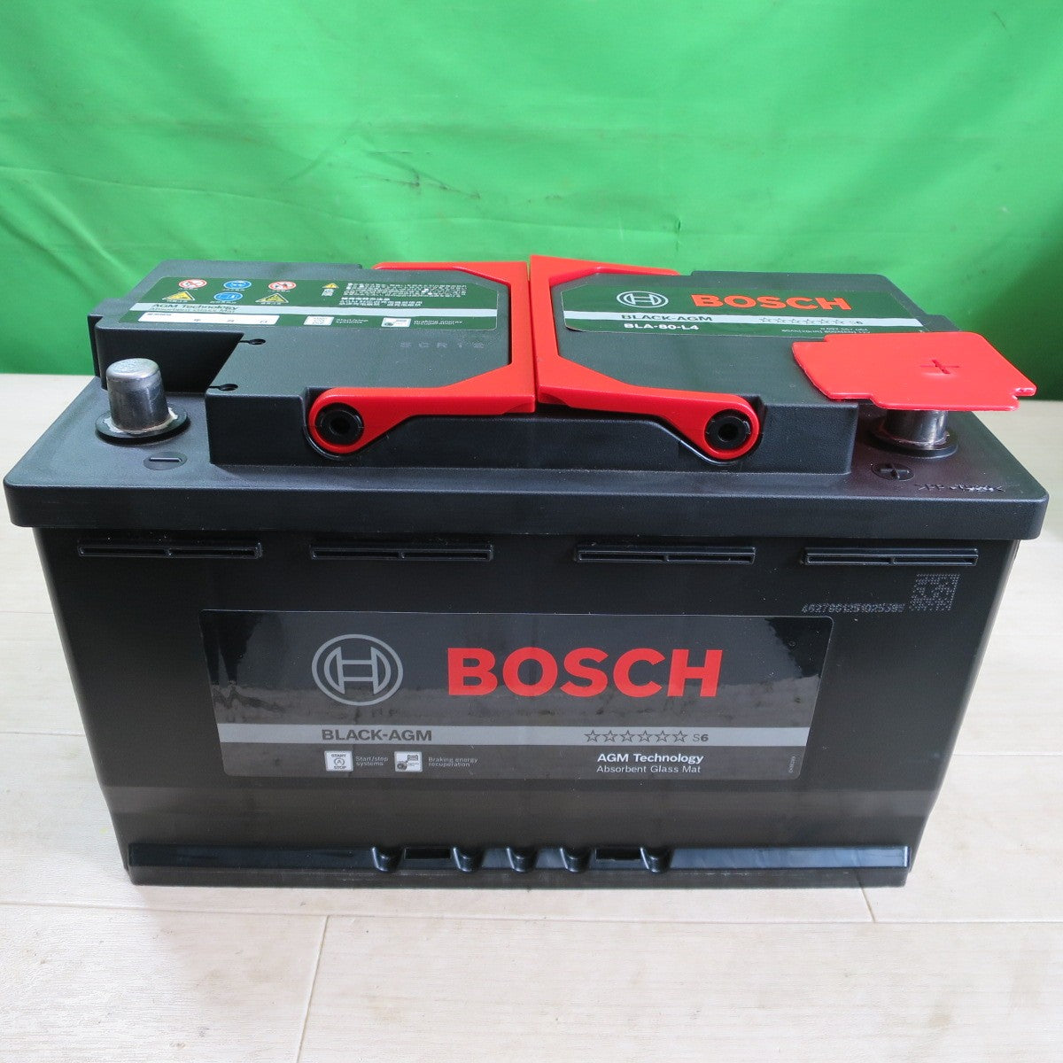 未使用！25年製☆BOSCH ボッシュ 自動車 用 バッテリー BLACK-AGM BLA-80-L4 アイドリング ストップ 車 対応 ブラック AGM メンテナンス☆
