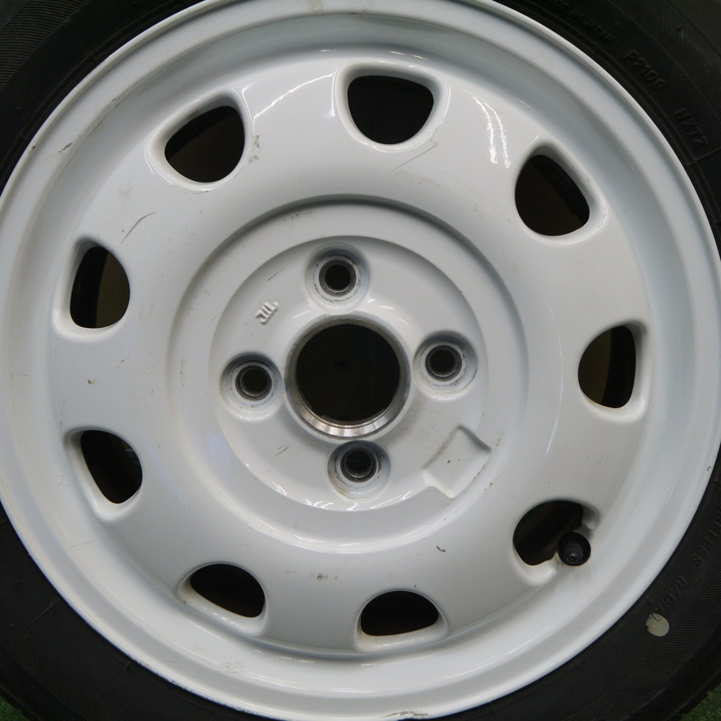 1本価格！22年★スズキ アルト ラパン ショコラ 純正 155/65R14 ブリヂストン ネクストリー エコピア 14インチ PCD100/4H★6031712Hノ