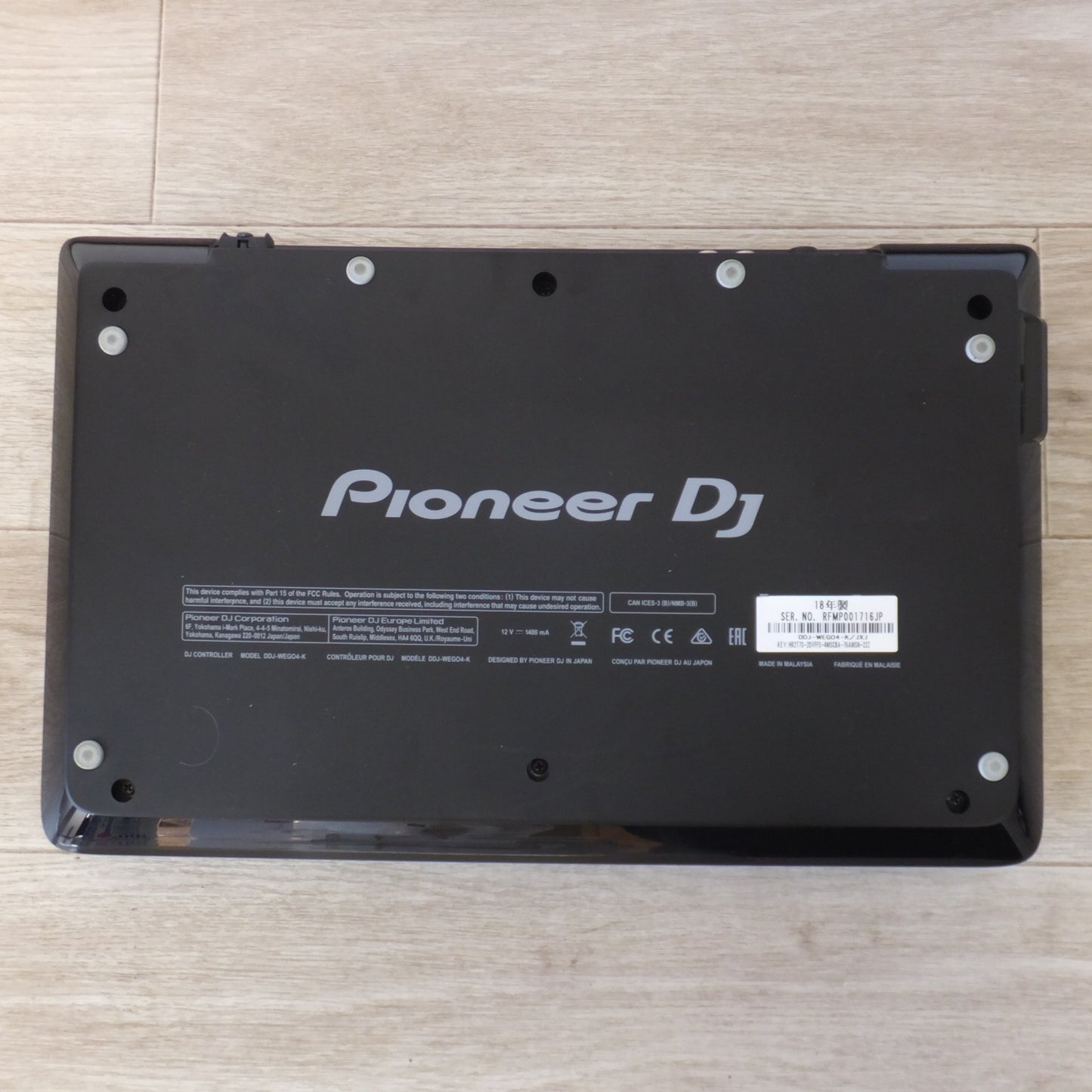 [送料無料] 美品★PioneerDJ 18年製 WeDJ対応 2ch DJコントローラー black DDJ-WEGO4-K★