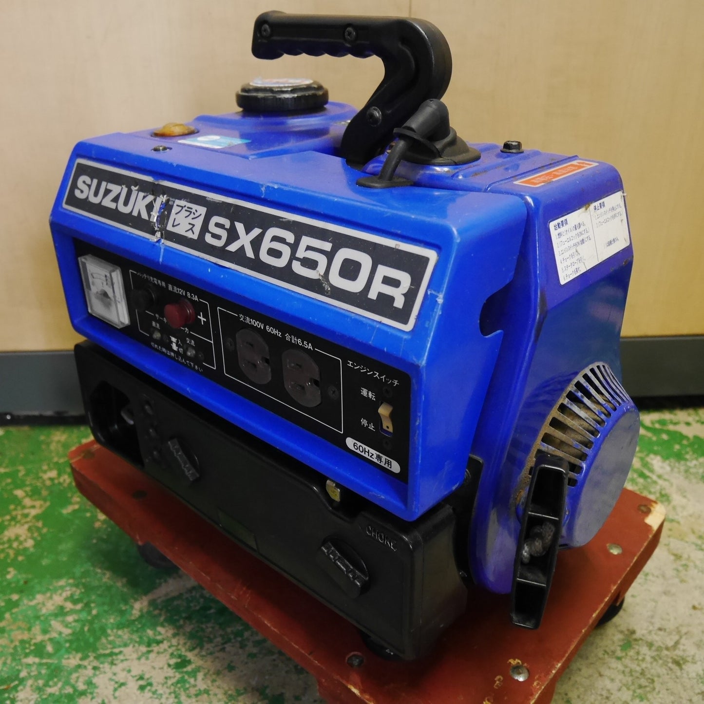 [送料無料] ☆スズキ ポータブル 発電機 SX650R ガソリン エンジン ブラシレス 60Hz 100V SUZUKI☆