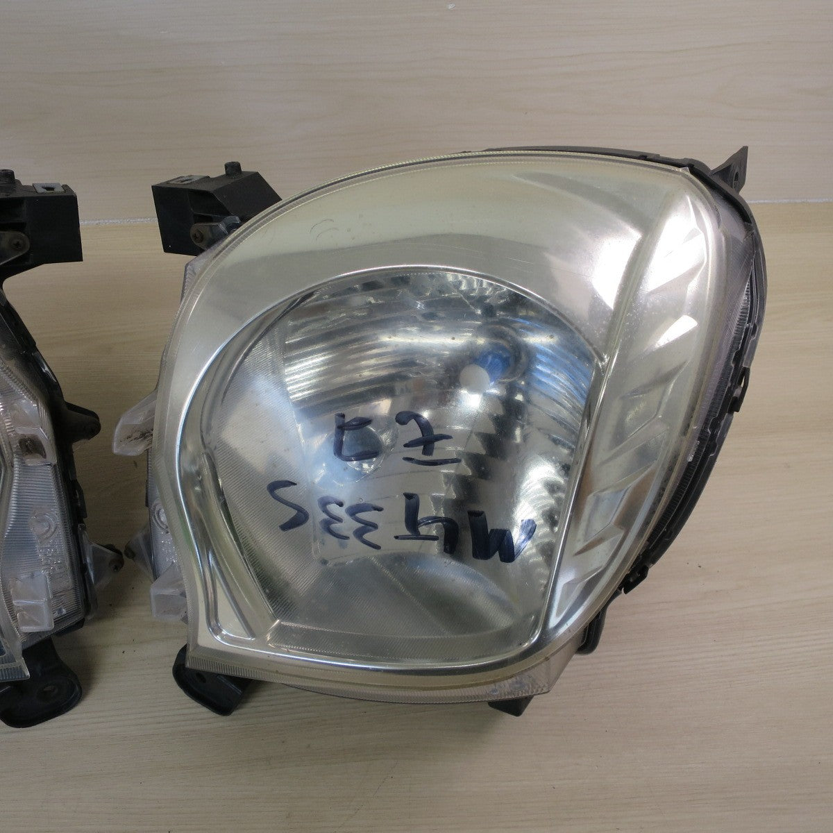 左右セット♪日産 MG33S モコ 純正 ハロゲン ヘッドライト P9638 STANLEY 907-38200 ヘッドランプ 照明 カー パーツ♪