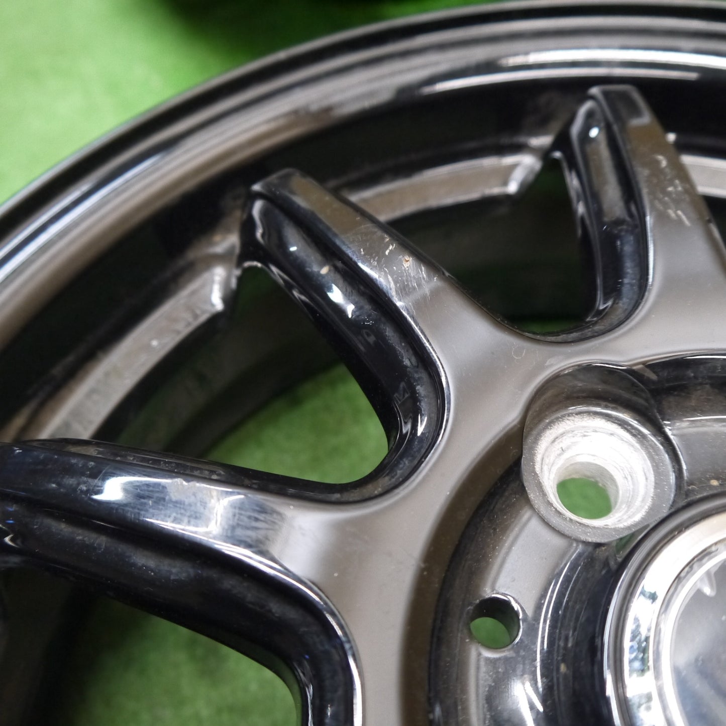 4本価格★AZ sports ホイール 14インチ AZスポーツ 14×4.5J PCD100/4H★5052009Hホ