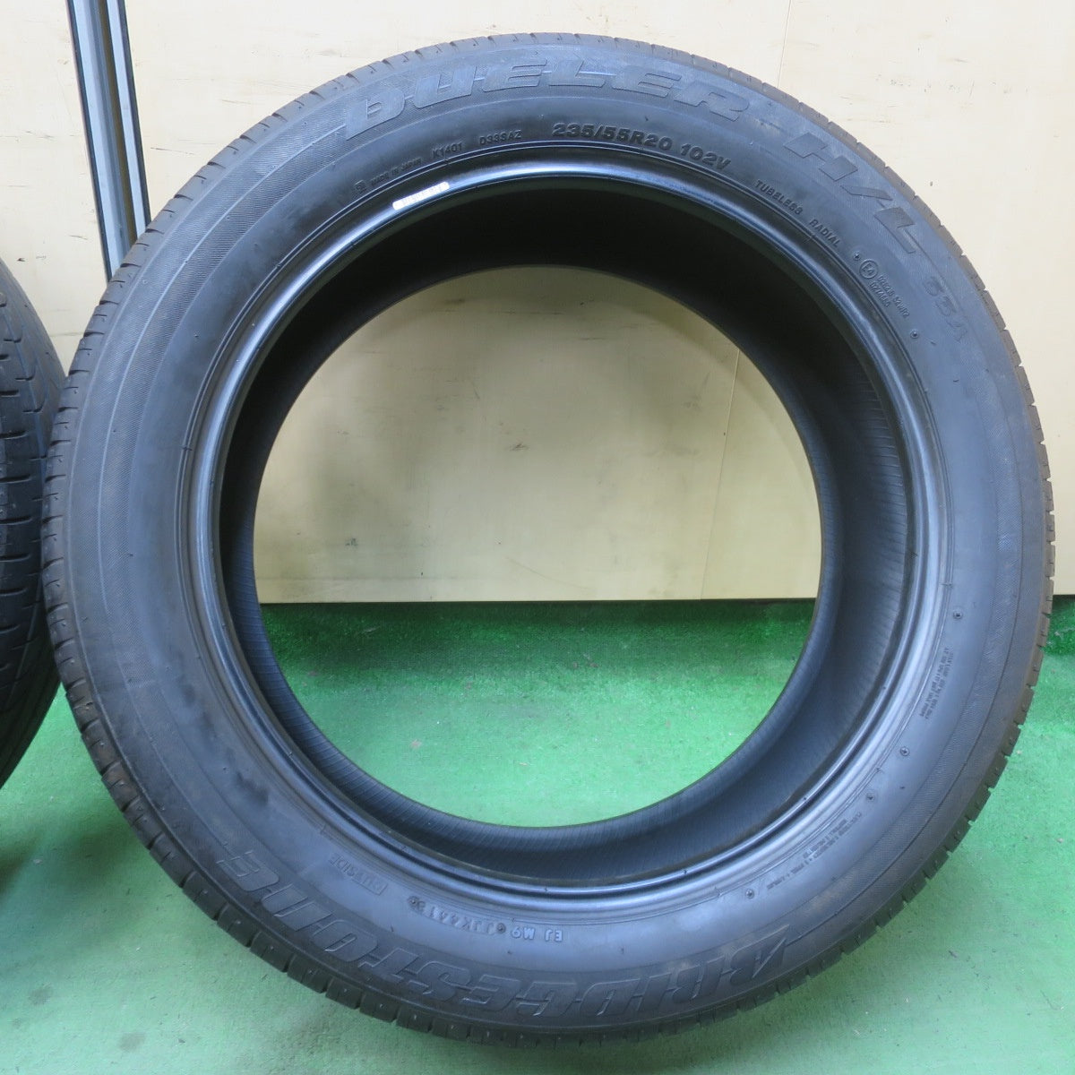 バリ溝！9.5分★235/55R20 ブリヂストン デューラー H/L 33A タイヤ 20インチ レクサス RX ムラーノ 等★6030403イノタ