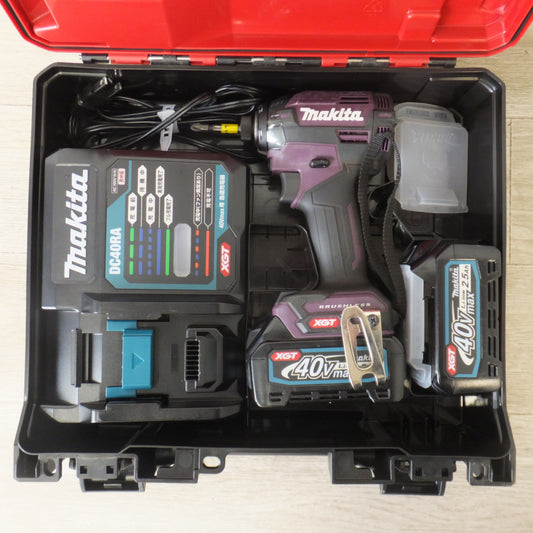 [送料無料] キレイ★マキタ makita 充電式インパクトドライバ TD002GDXAP 40Vmax★