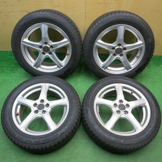 バリ溝！24年！9.5分以上★インプレッサ 等 205/55R16 スタッドレス デルマックス ULTIMA SNOW BALMINUM バルミナ 16インチ PCD100/5H★6010202HAス