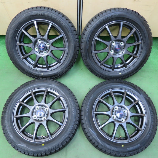未使用！23年★スタッドレス 165/65R15 ダンロップ ウインターマックス WM02 VELVA CHARGE 15インチ ハスラー タフト 等 軽サイズ PCD100/4H★5051506イス