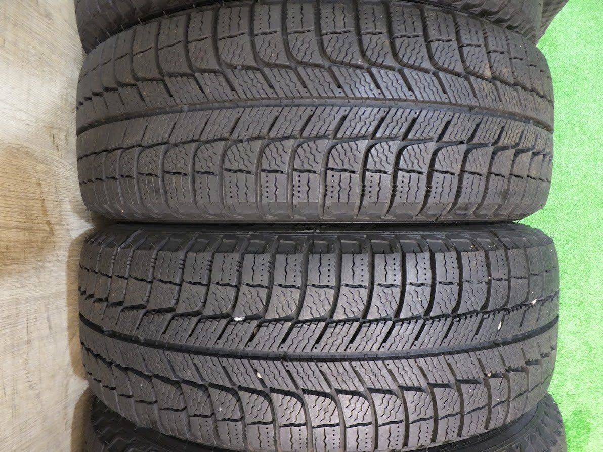 [送料無料] バリ溝！19年！ほぼ10分★ワーゲン 等 185/60R15 スタッドレス AGA ミシュラン X-ICE XI3 15インチ PCD100/5H★2071905Hス