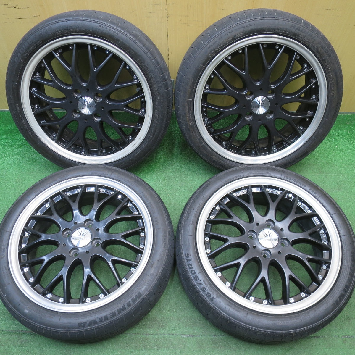 4本価格★LOXARNY MULTI FORCHETTA 165/50R16 ミネルバ ラジアル F209 ロクサーニ マルチ フォルケッタ 16インチ PCD100/4H★6040802NJノ