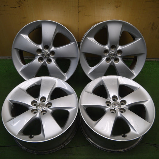 *送料無料* 4本価格★トヨタ 30系 プリウス S ツーリング 純正 ホイール 17インチ 17×7J PCD100/5H★4050809Hホ