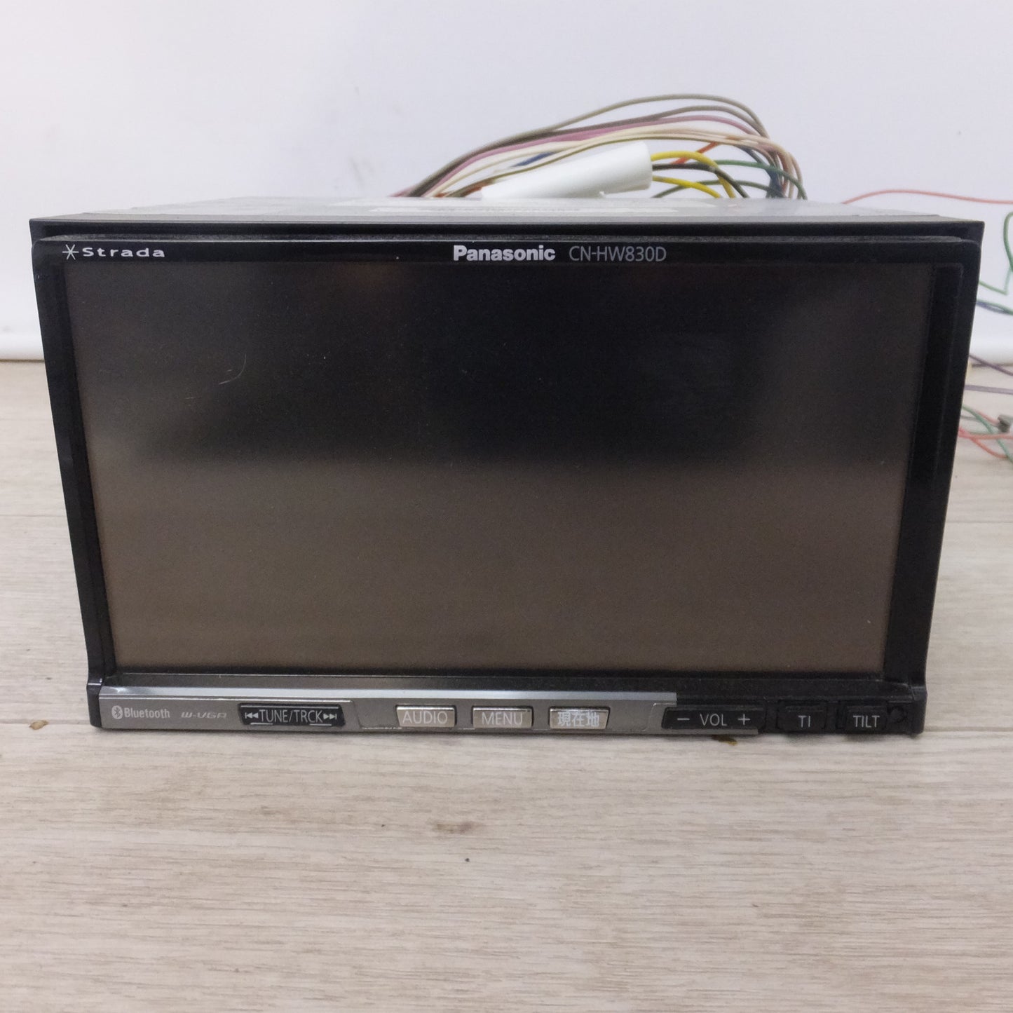 [送料無料] 現状品★パナソニック製 スバル 純正 HDDカーナビステーション Strada CN-HW830DFA[11]★