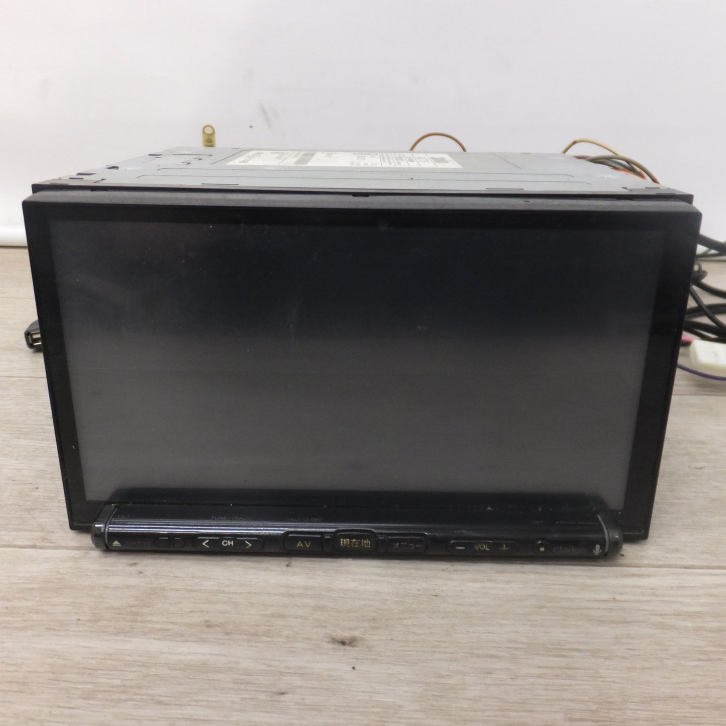 [送料無料] 現状品★クラリオン clarion ワイド7型 AVナビゲーション NX716(84★
