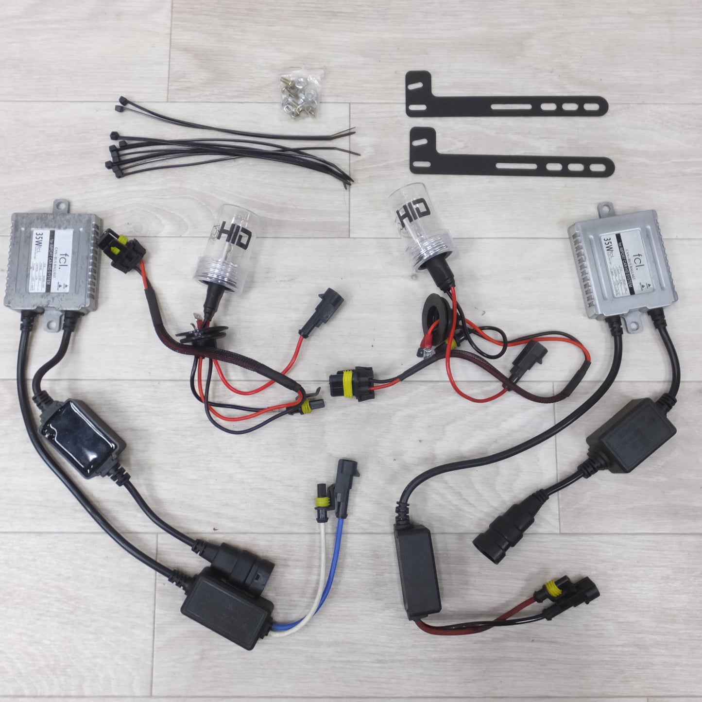 [送料無料] ◆fcl. HID キット 35W H7 6000K キャンセラー 内蔵 バラスト FHID-CB0706S エフシーエル 現状品◆
