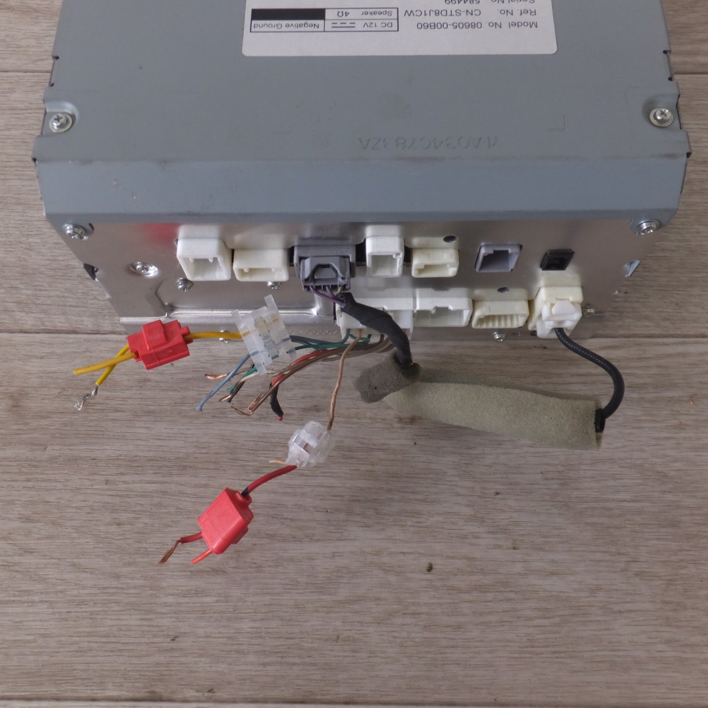 [送料無料] 現状品★パナソニック製 トヨタ 純正 SDナビゲーション NSCN-W68 08605-00B60 セキュリティロック[78]★
