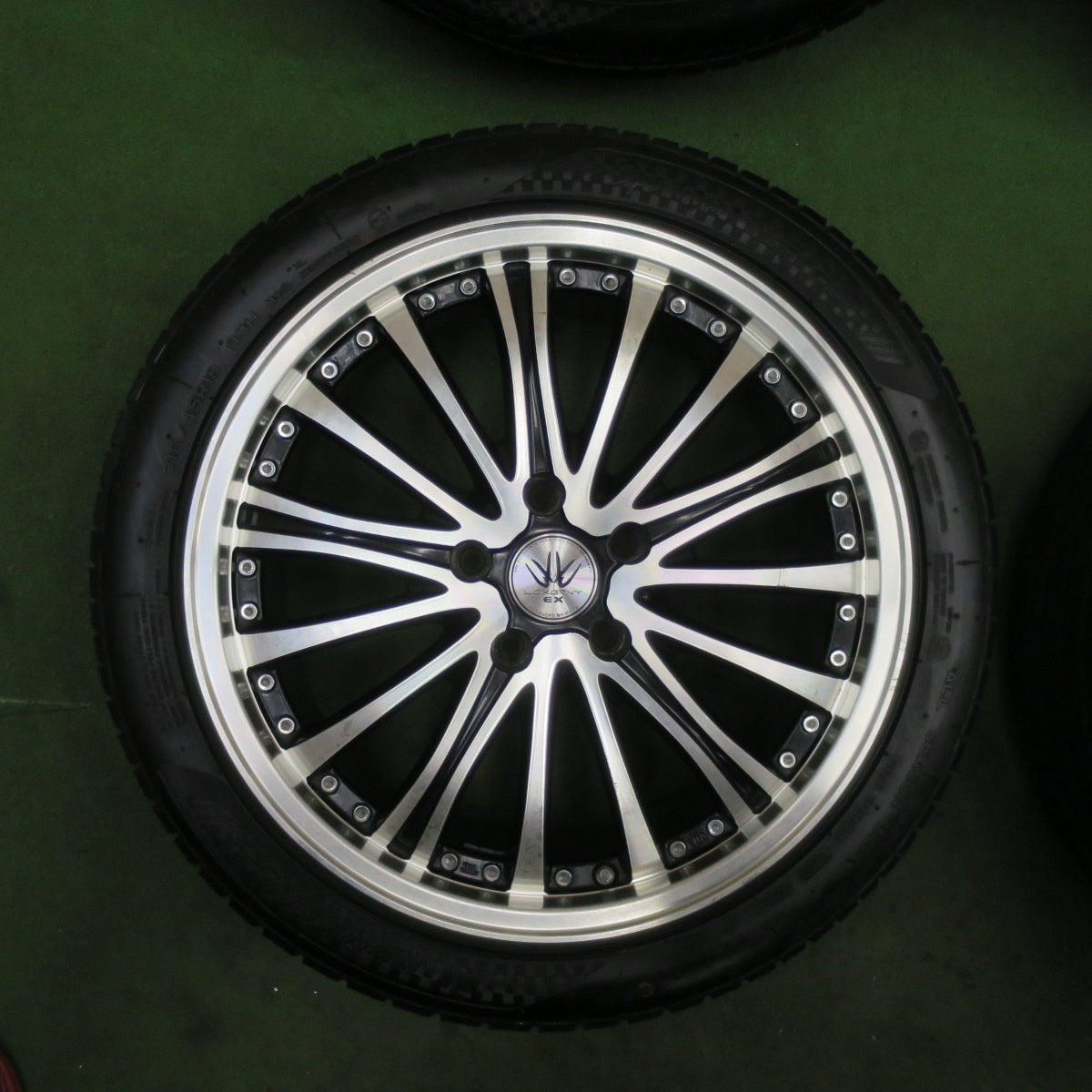 バリ溝！24年！9分★LOXARNY EX BADX 215/45R18 ナンカン Sportnex NS-25 オールシーズン ロクサーニ 18インチ PCD114.3/5H★6022104TTス