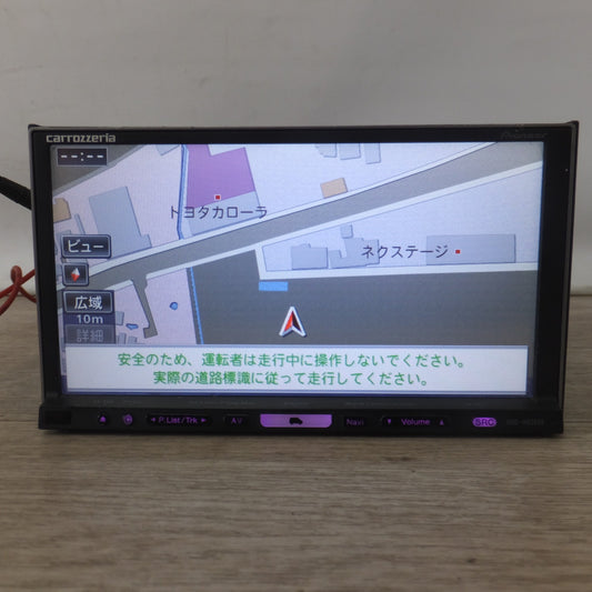 [送料無料] ジャンク★カロッツェリア carrozzeria AV一体型HDD ナビゲーション 楽ナビ AVIC-HRZ099(42)★