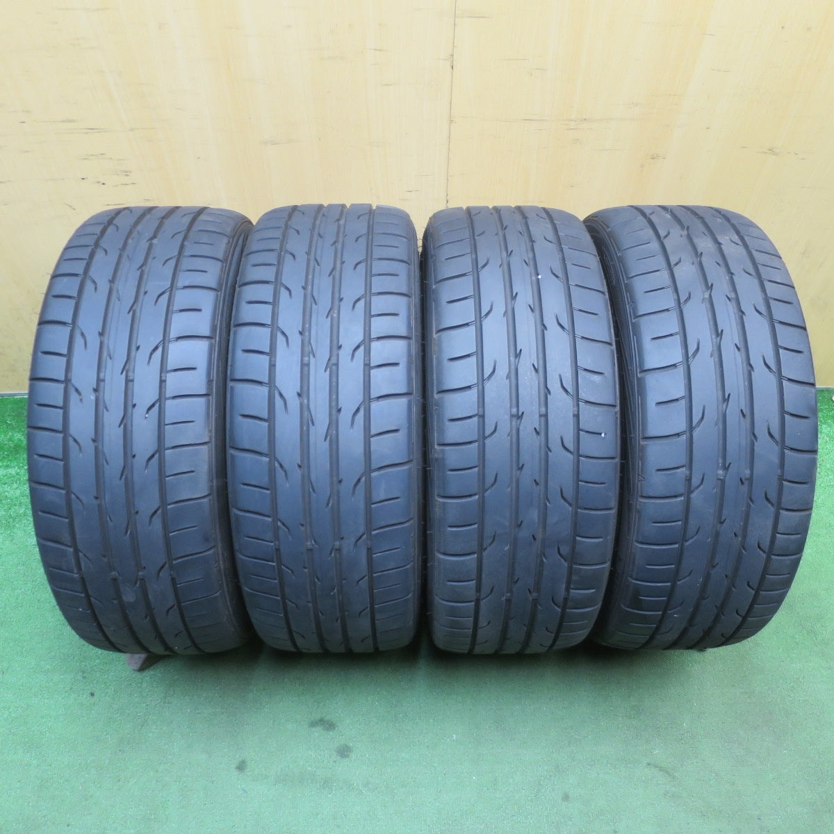 バリ溝！24年！8.5分◎ADVAN Racing RCⅢ 215/45R17 ダンロップ DIREZZA DZ102 アドバン レーシング RC3 17インチ PCD100/5H◎6072101NJノ