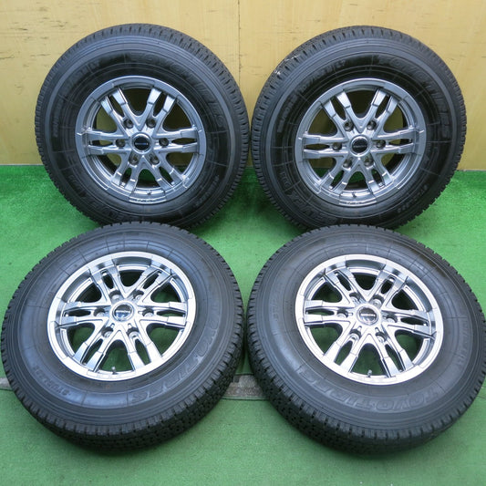 バリ溝！24年！キレイ！9.5分★ハイエース 等 195/80R15 107/105N トーヨー デルベックス 935 BISON BN-03 バイソン 15インチ PCD139.7/6H★5071903HAス