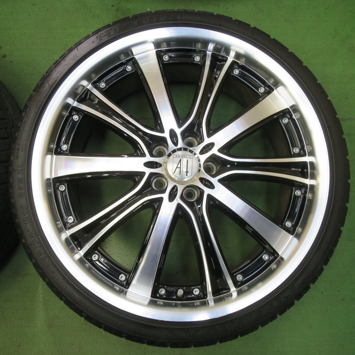 4本価格★プリウス 等 ANHELO CORAZON LOVEY 215/35R19 フルウェイ HP108 19インチ アネーロ コラソン ラーヴィ PCD100/5H★5050404IMノ