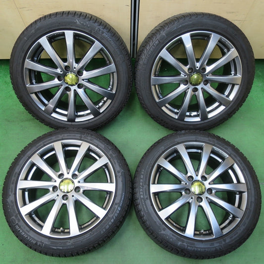 バリ溝！キレイ！9分★ベンツ 等 Team Sparco 225/45R17 スタッドレス ミシュラン X-ICE XI3 17インチ チームスパルコ PCD112/5H★5012104イス