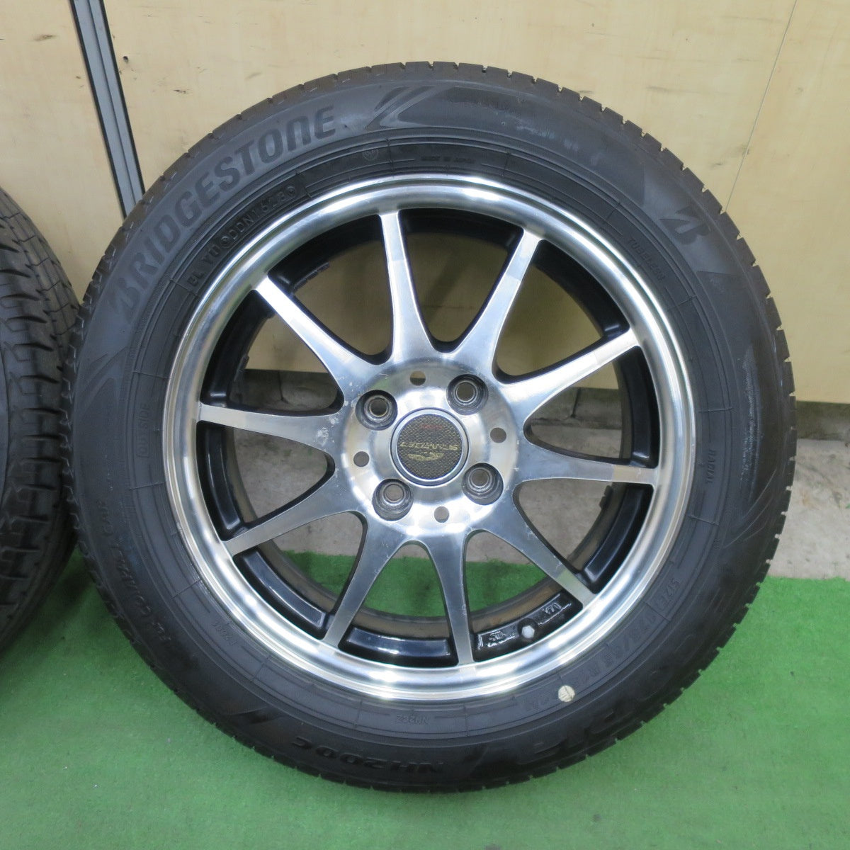 バリ溝！23年！9.5分★175/65R15 ブリヂストン エコピア NH200C SCHNEIDER ATECH シュナイダー 15インチ PCD100/4H★6021804TTノ