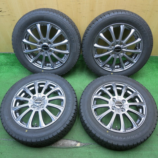 バリ溝！22年！キレイ！ほぼ10分★スタッドレス 165/65R15 グッドイヤー アイスナビ7 Club Family 15インチ タフト ハスラー 等 軽サイズ PCD100/4H★5052403HAス