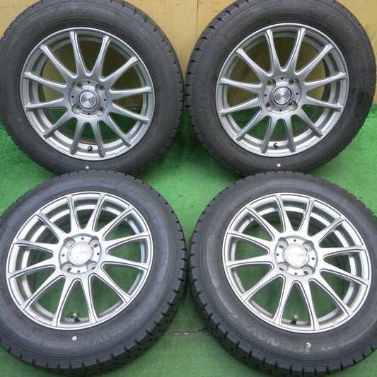 バリ溝！24年！キレイ！9.5分以上★スタッドレス 175/65R15 グッドイヤー アイスナビ7 ravrion LUMIERE ラブリオン 15インチ PCD100/4H★5051707NJス