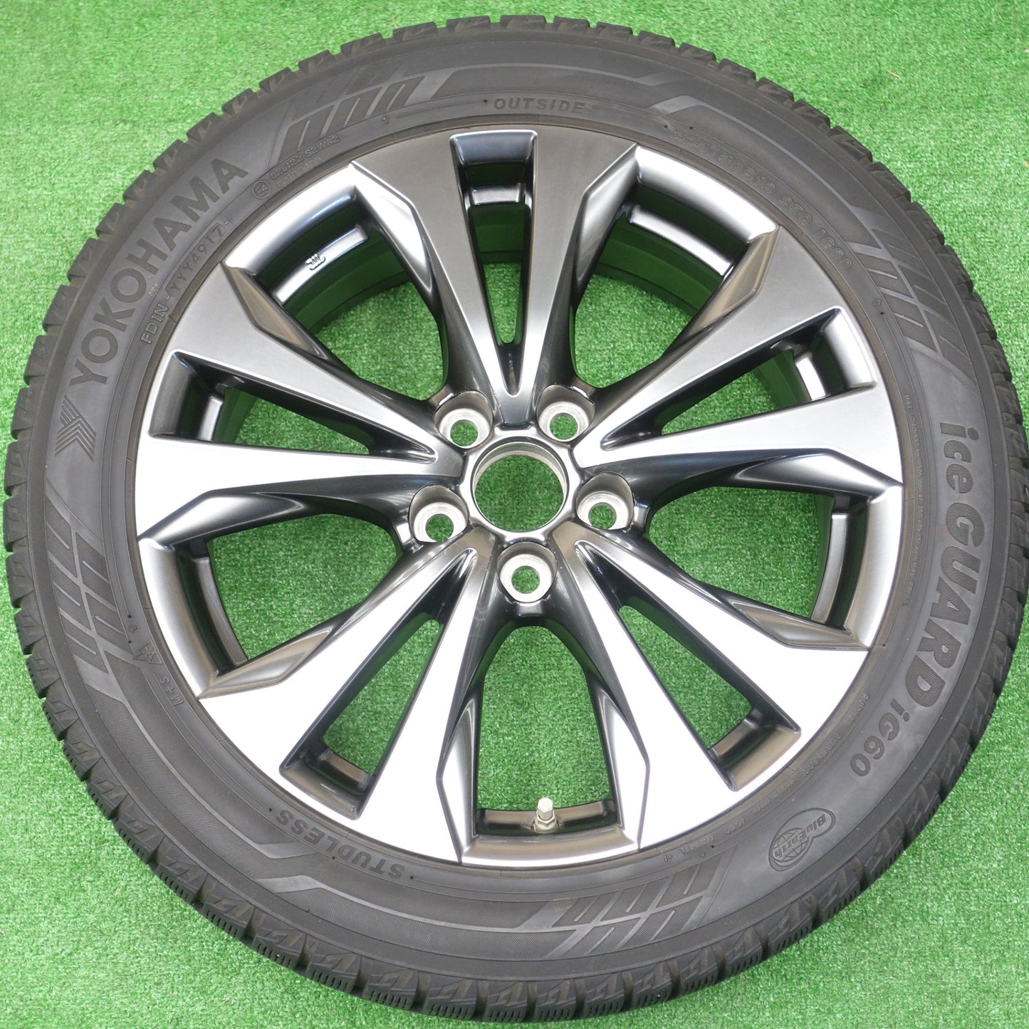 センサー付★レクサス UX Fスポーツ 純正 225/50R18 スタッドレス ヨコハマ アイスガード iG60 18インチ PCD114.3/5H★5120702KTス