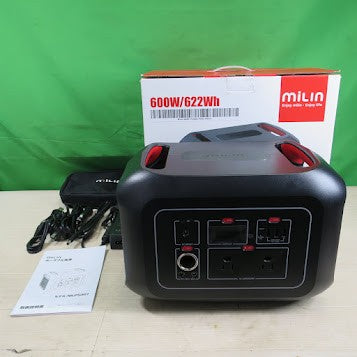 キレイ・付属品あり☆MILIN ミリン ポータブル電源 MLPS001 AC600W 622Wh☆